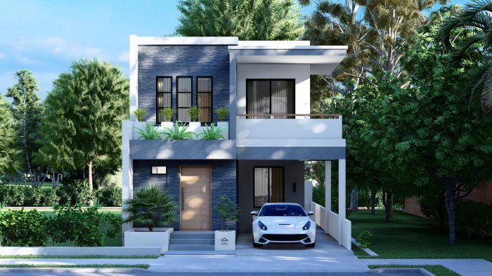 Desain rumah minimalis 6 x12