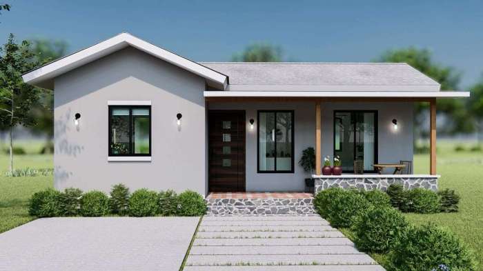 Desain rumah kopel mungil idaman