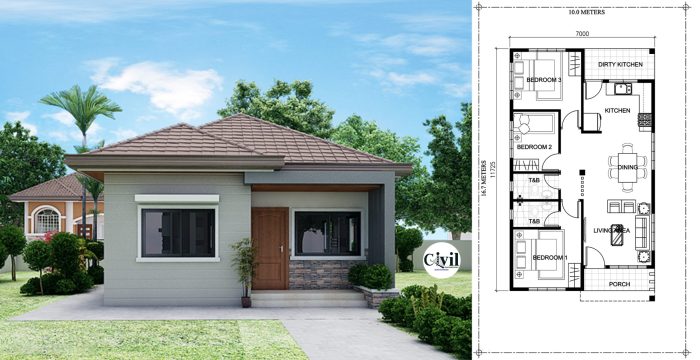 Desain rumah minimalis 3 kamar pdf