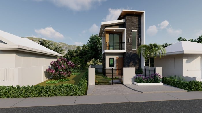 Desain rumah luas tipe 40