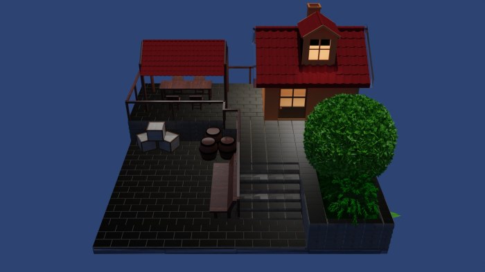 Desain rumah minimali 3d