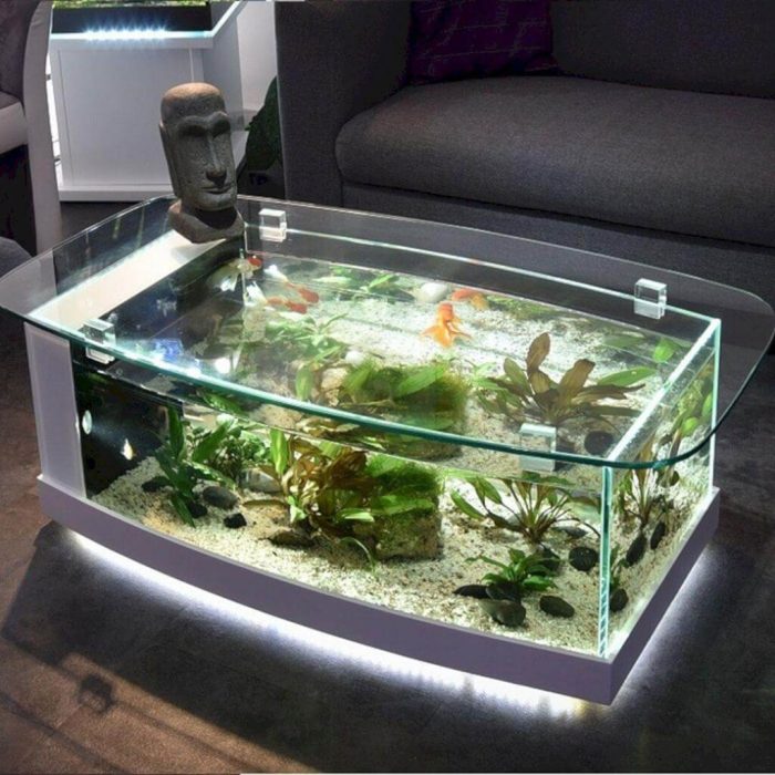 Aquarium tisch wohnzimmer