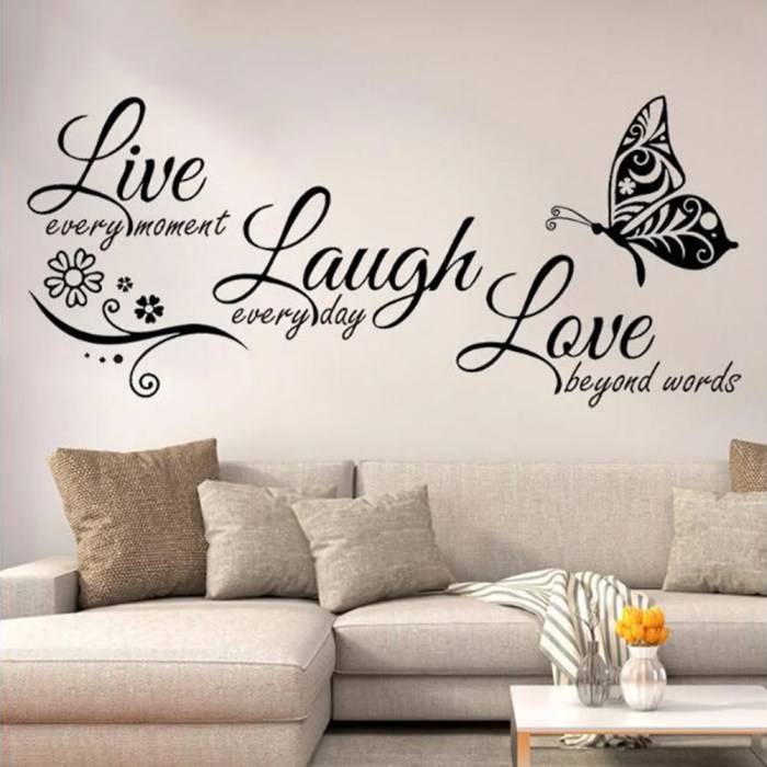 Wall sofa pendant decals lamp sticker vinyl arts creative living diy room background