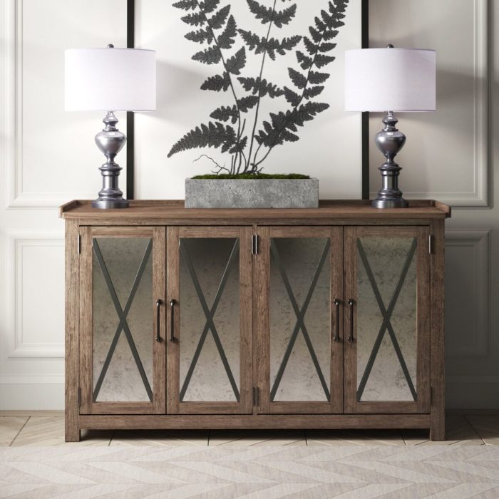 Dekorieren deko sideboard wohnzimmer